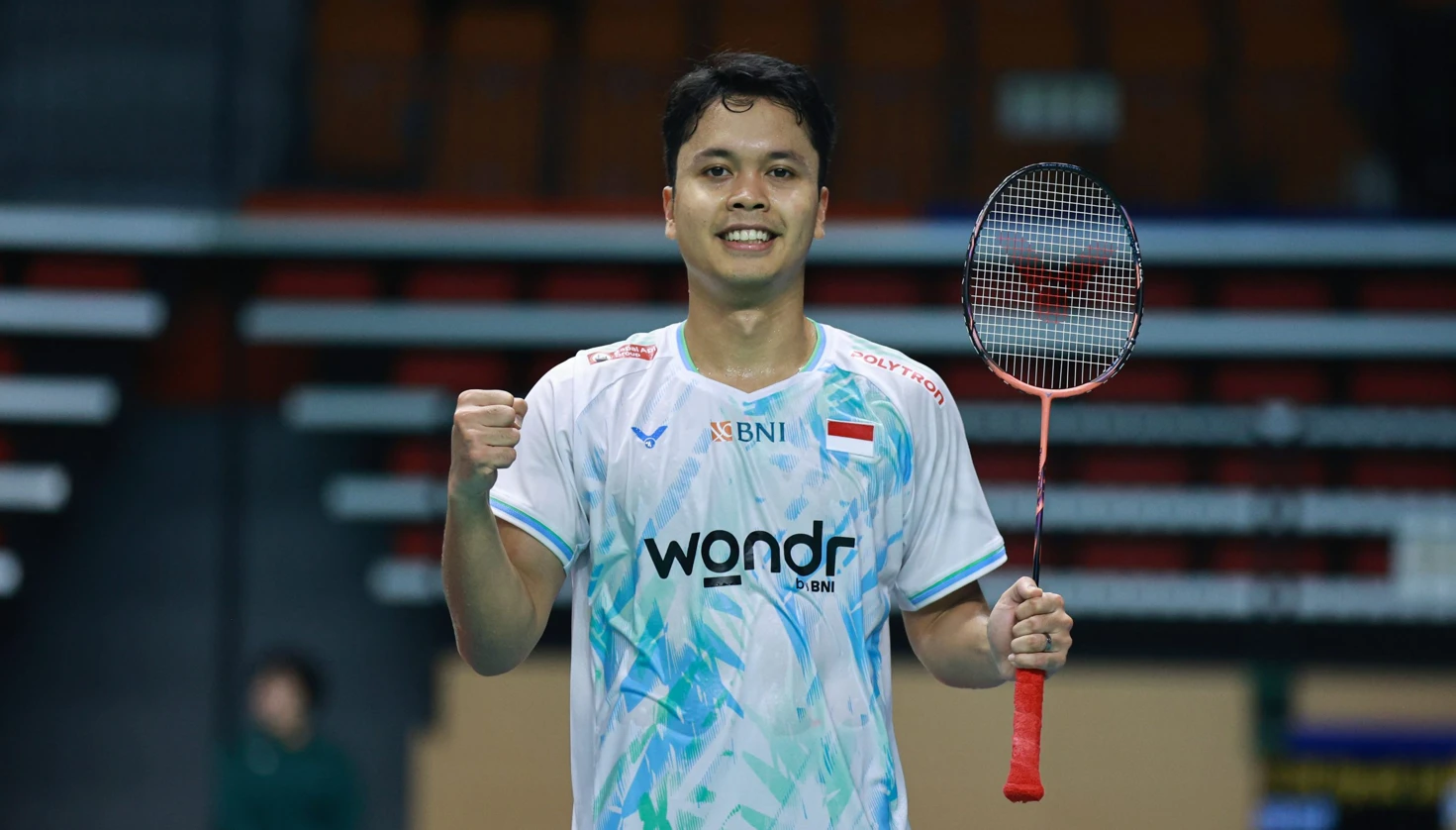 Hasil Korea Open 2025: Ginting Menang Dua Gim