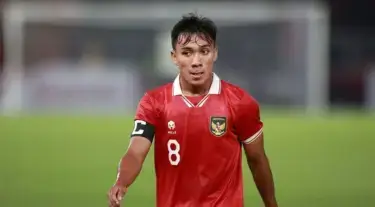 Arkhan Fikri, kapten Timnas Indonesia U-23, tampil gemilang saat melawan Makau U-23 di Kualifikasi Piala Asia U-23 2026.