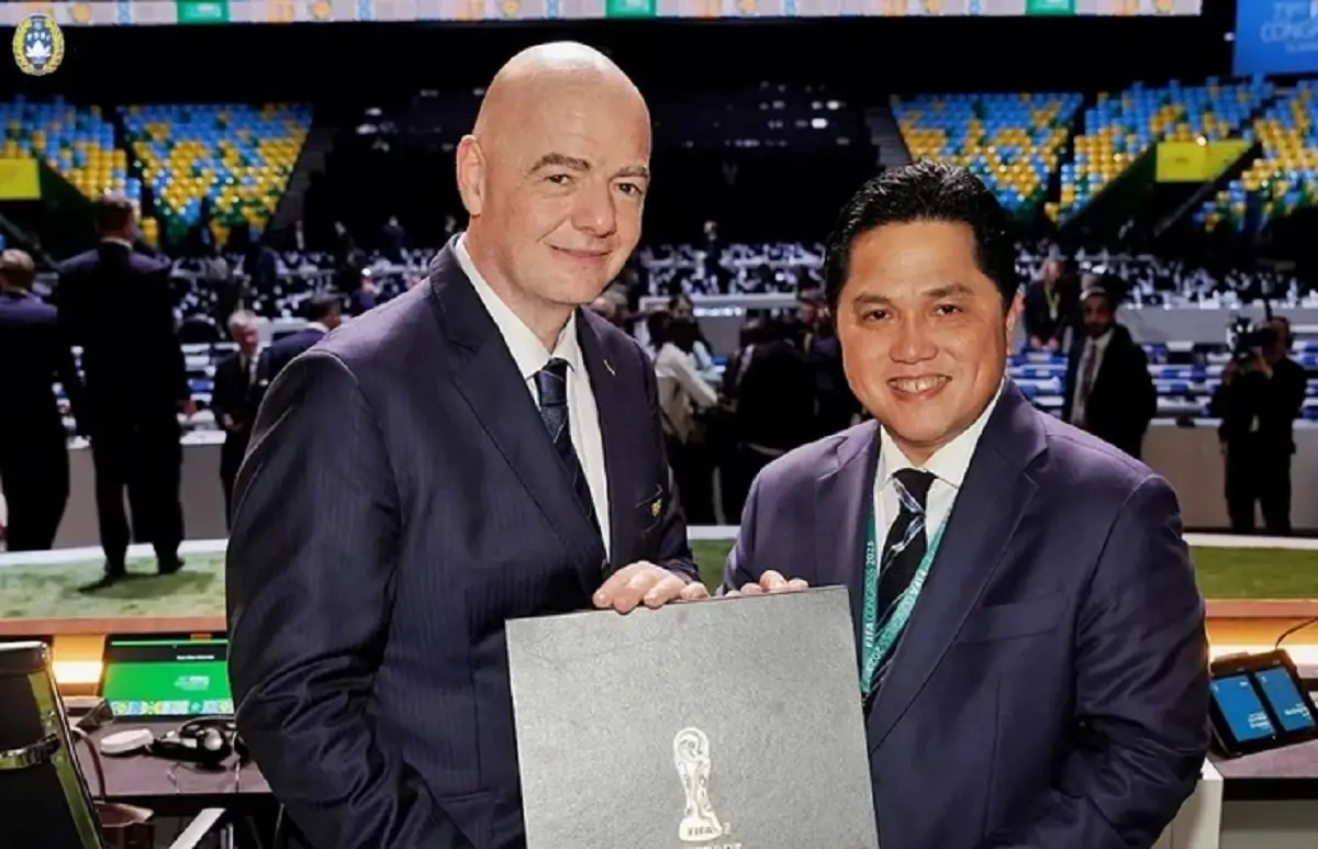 FIFA Restui Erick Thohir Rangkap Jabatan