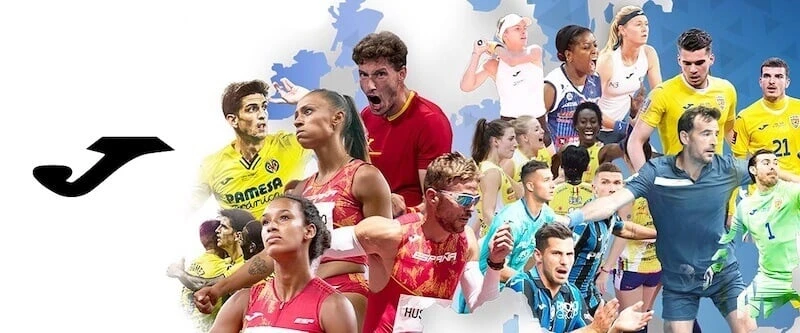 Atlet berbagai cabang olahraga internasional menggunakan perlengkapan olahraga Joma 