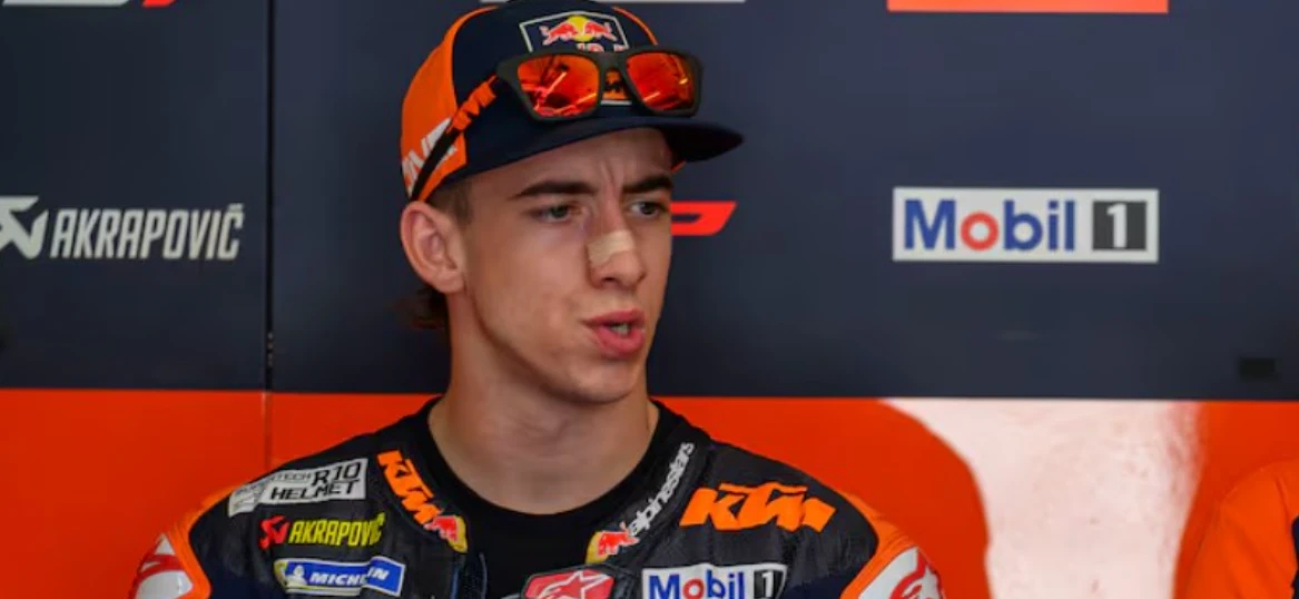Ekspresi Pedro Acosta usai balapan MotoGP Misano 2025