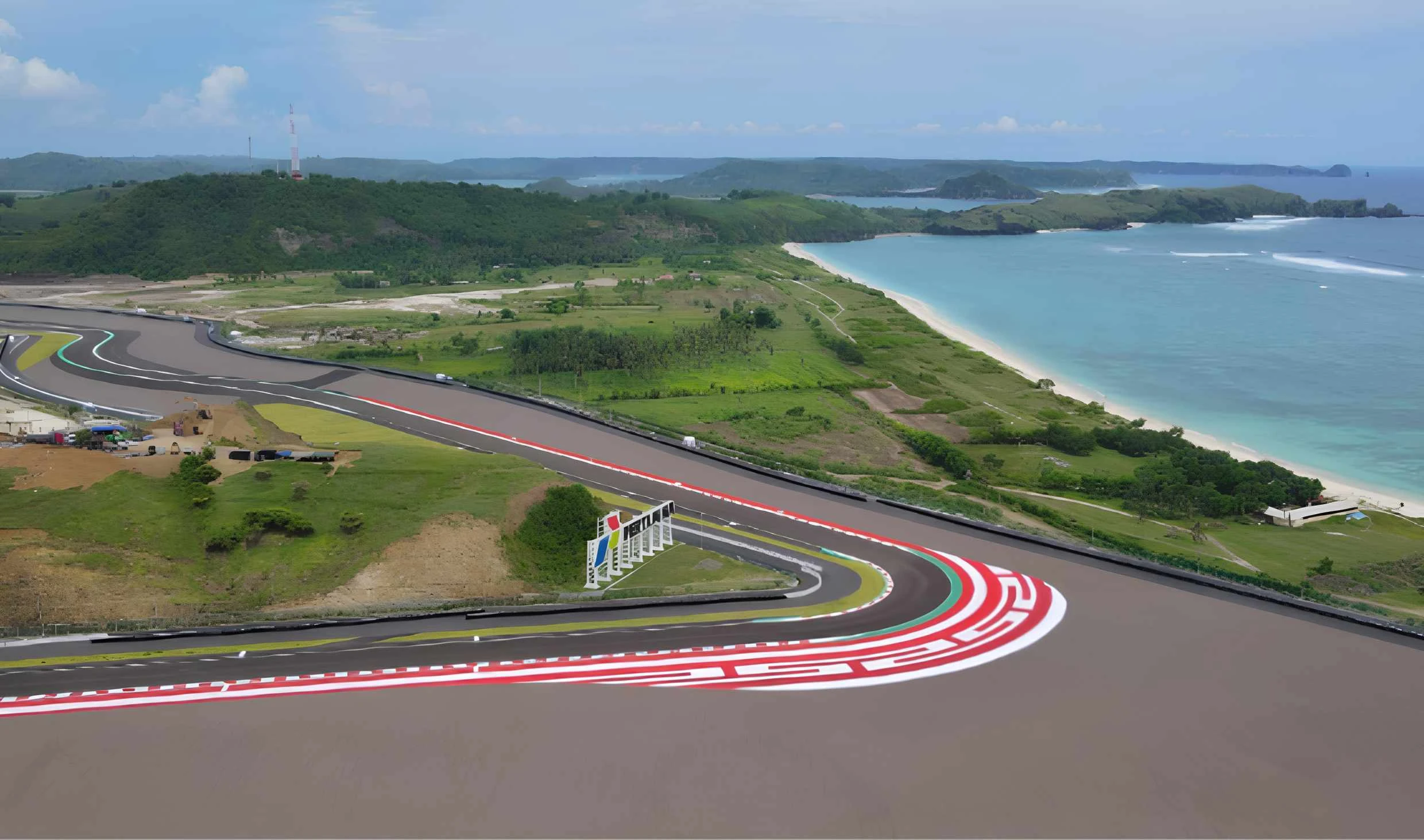 Sirkuit Mandalika Indonesia, lintasan MotoGP dengan panorama laut Lombok