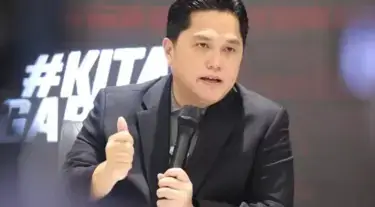 Erick Thohir dalam pertemuan PSSI 2024
