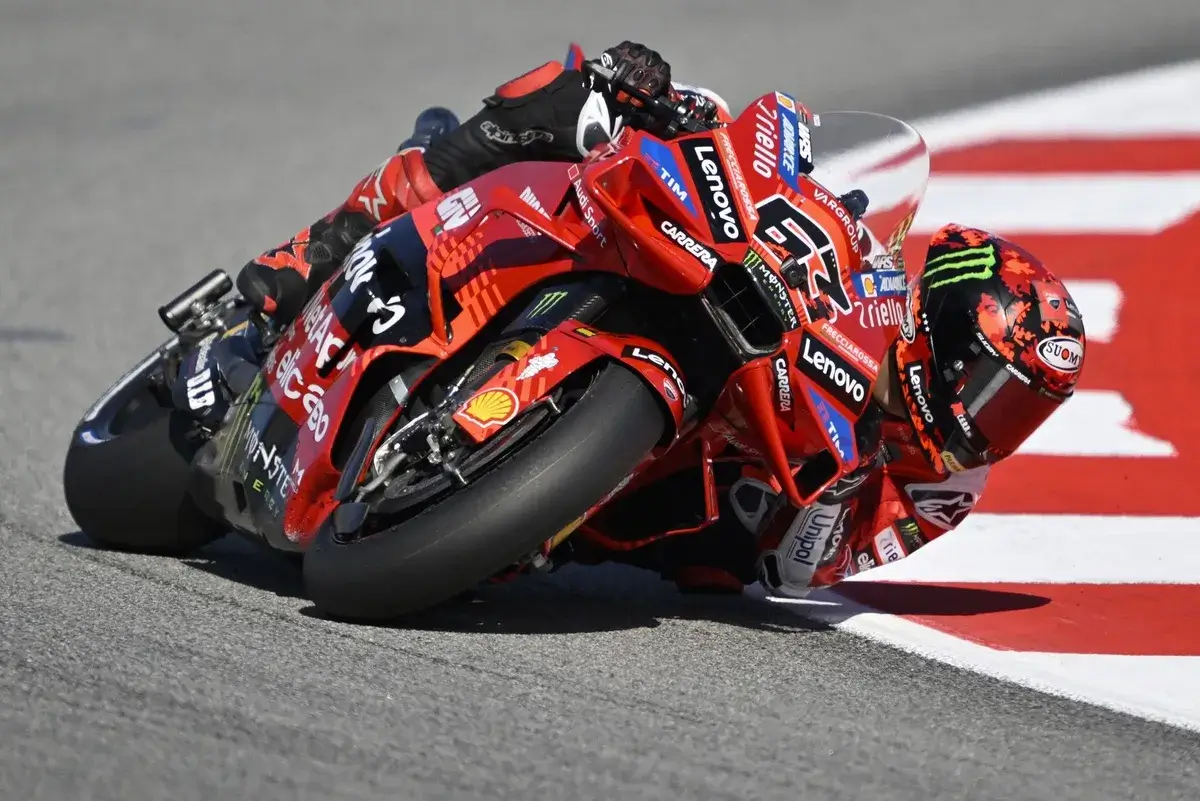 Francesco Bagnaia, pembalap tim Ducati. Foto: © Burak Akbulut / Anadolu / Getty Images