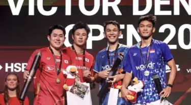 Denmark Open 2025: Fajar/Fikri Belum Puas, Akui Banyak Kesalahan di Partai Final. [Foto: Antara]