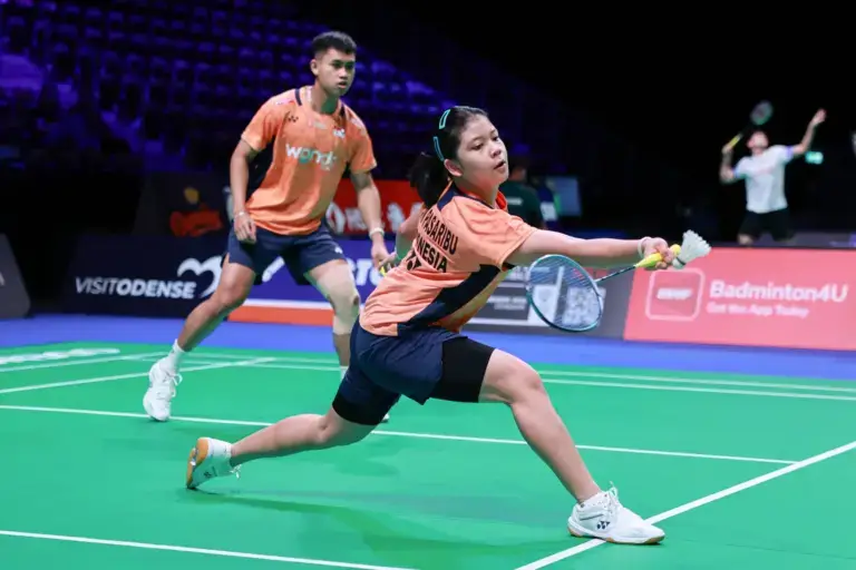 (Pasangan ganda campuran Jafar/Felisha semakin menunjukkan kepercayaan diri jelang French Open 2025 setelah menyingkirkan duet Denmark)