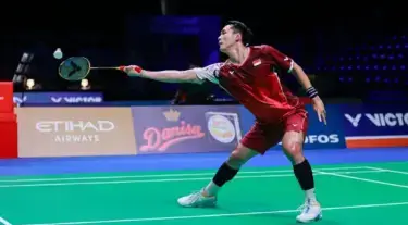 Denmark Open 2025 – Jonatan Christie Lolos ke Babak Kedua Setelah Laga Sengit Tiga Gim