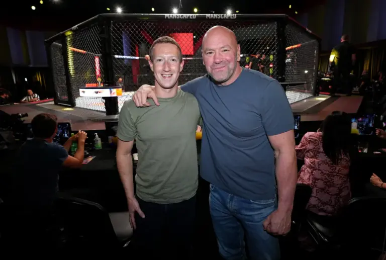 Dana White: Mark Zuckerberg Bisa Kalahkan Siapa Pun