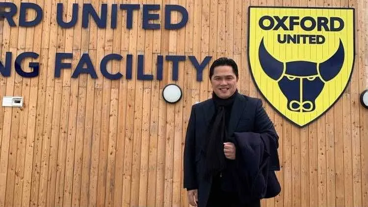 Erick Thohir Kuasai Oxford United: Dari 51% Saham ke Pengendali Utama