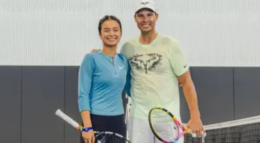 Rafael Nadal Latihan dengan Alexandra Eala Usai Pensiun