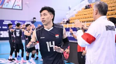 Farhan Halim of Indonesian Volleyball squad