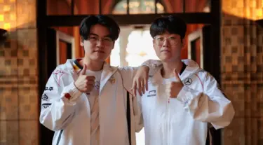 Gumayusi and Zeus at t1 2024